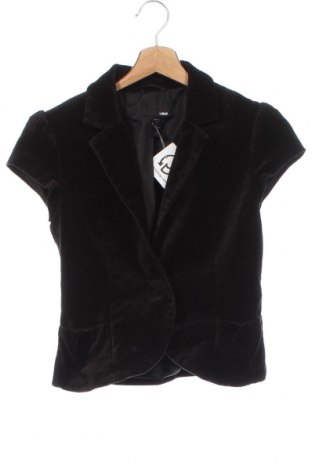 Дамско сако H&M, Размер XS, Цвят Черен, Цена 38,25 лв.