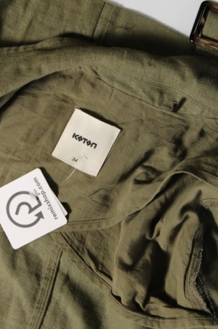 Γυναικείο σακάκι Koton, Μέγεθος XS, Χρώμα Πράσινο, Τιμή 30,59 €