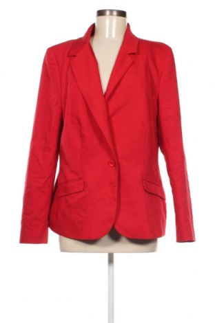 Γυναικείο σακάκι Ms Mode, Μέγεθος XXL, Χρώμα Κόκκινο, Τιμή 13,61 €