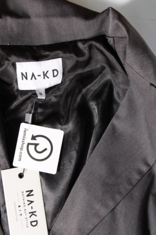 Γυναικείο σακάκι NA-KD, Μέγεθος XL, Χρώμα Γκρί, Τιμή 46,25 €