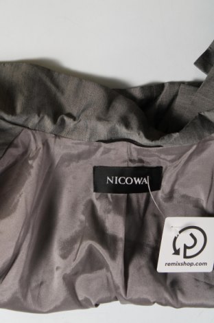 Дамско сако Nicowa, Размер L, Цвят Сив, Цена 85,04 лв.