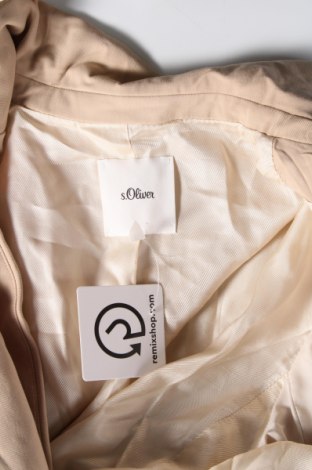 Дамско сако S.Oliver, Размер XL, Цвят Бежов, Цена 42,43 лв.