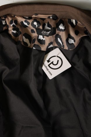 Damen Blazer S.Oliver Black Label, Größe M, Farbe Braun, Preis 31,45 €