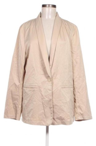 Дамско сако SHEIN, Размер XL, Цвят Бежов, Цена 29,23 лв.