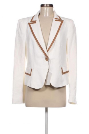Дамско сако Zara, Размер L, Цвят Бял, Цена 68,04 лв.