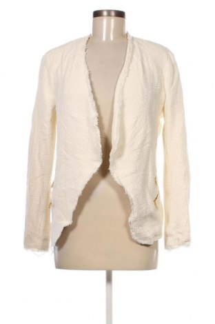 Дамско сако Zara, Размер L, Цвят Екрю, Цена 15,84 лв.