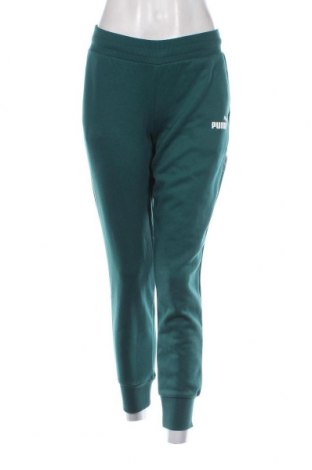 Pantaloni trening de femei PUMA, Mărime S, Culoare Verde, Preț 152,96 Lei
