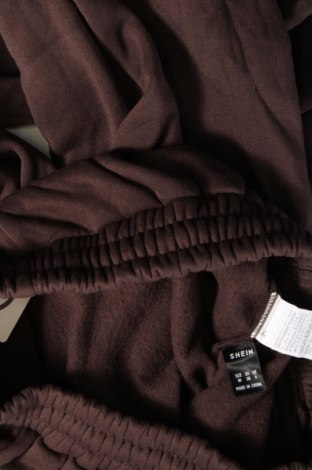 Γυναικείο αθλητικό παντελόνι SHEIN, Μέγεθος M, Χρώμα Καφέ, Τιμή 17,94 €