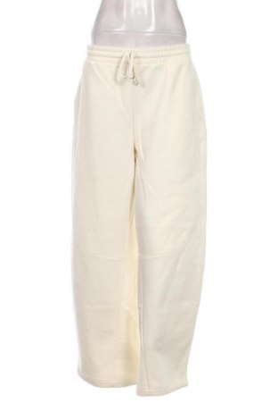 Pantaloni trening de femei Zara, Mărime M, Culoare Ecru, Preț 111,71 Lei