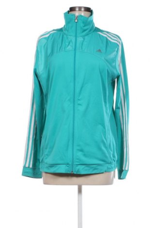 Γυναικεία αθλητική ζακέτα Adidas, Μέγεθος L, Χρώμα Πράσινο, Τιμή 26,72 €