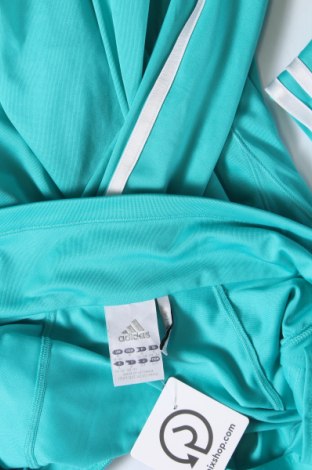 Дамско спортно горнище Adidas, Размер S, Цвят Зелен, Цена 38,40 лв.