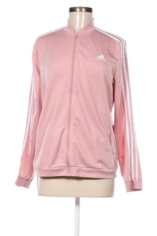 Дамско спортно горнище Adidas, Размер L, Цвят Розов, Цена 38,40 лв.