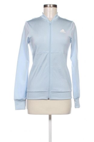 Γυναικεία αθλητική ζακέτα Adidas, Μέγεθος S, Χρώμα Μπλέ, Τιμή 22,27 €