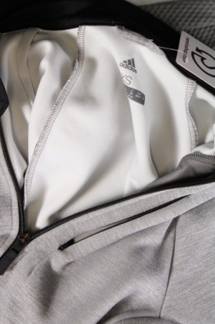 Дамско спортно горнище Adidas, Размер XS, Цвят Сив, Цена 48,00 лв.
