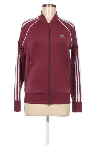 Дамско спортно горнище Adidas Originals, Размер S, Цвят Червен, Цена 48,00 лв.