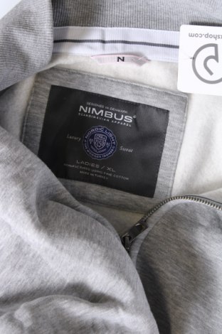 Γυναικεία αθλητική ζακέτα Nimbus, Μέγεθος XL, Χρώμα Γκρί, Τιμή 23,75 €