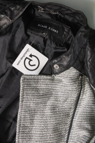 Γυναικείο μπουφάν Black Rivet, Μέγεθος M, Χρώμα Γκρί, Τιμή 12,62 €