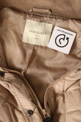 Γυναικείο μπουφάν Free Quent, Μέγεθος XL, Χρώμα  Μπέζ, Τιμή 16,82 €