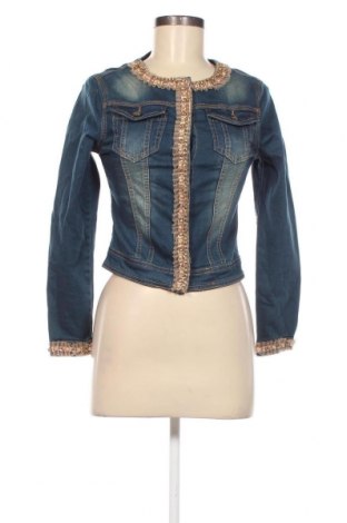 Γυναικείο μπουφάν Miss Bonbon, Μέγεθος S, Χρώμα Μπλέ, Τιμή 9,65 €