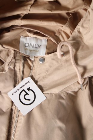 Γυναικείο μπουφάν ONLY, Μέγεθος M, Χρώμα  Μπέζ, Τιμή 10,69 €