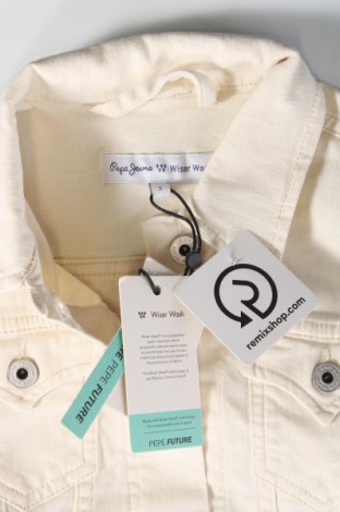 Γυναικείο μπουφάν Pepe Jeans, Μέγεθος S, Χρώμα  Μπέζ, Τιμή 34,53 €