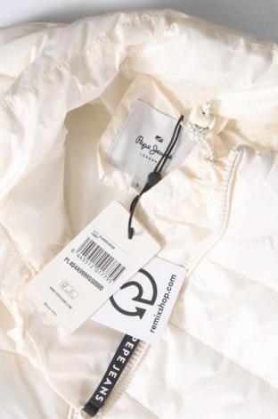 Γυναικείο μπουφάν Pepe Jeans, Μέγεθος S, Χρώμα Εκρού, Τιμή 34,53 €