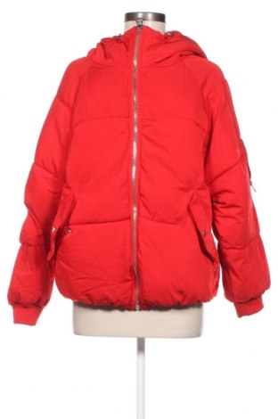 Γυναικείο μπουφάν Pull&Bear, Μέγεθος M, Χρώμα Κόκκινο, Τιμή 22,25 €