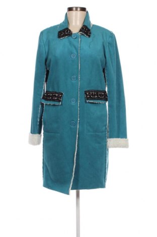 Γυναικείο παλτό Velvet, Μέγεθος M, Χρώμα Μπλέ, Τιμή 46,29 €