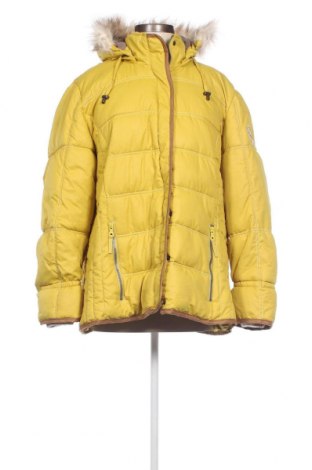 Γυναικείο μπουφάν Zizzi, Μέγεθος L, Χρώμα Κίτρινο, Τιμή 22,29 €
