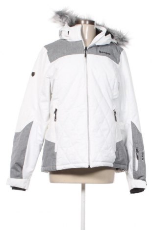 Γυναίκειο μπουφάν για χειμερινά σπορ Benger, Μέγεθος L, Χρώμα Λευκό, Τιμή 28,39 €