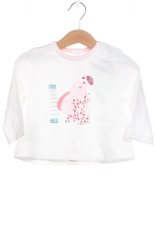 Παιδική μπλούζα Obaibi, Μέγεθος 9-12m/ 74-80 εκ., Χρώμα Λευκό, Τιμή 6,40 €