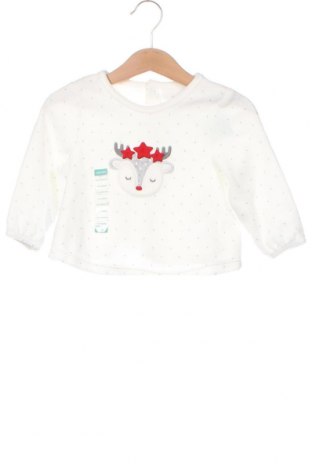 Παιδική μπλούζα Obaibi, Μέγεθος 9-12m/ 74-80 εκ., Χρώμα Λευκό, Τιμή 4,92 €