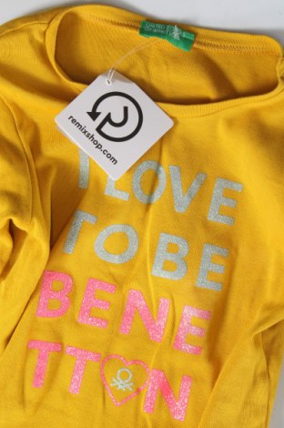Kinder Shirt United Colors Of Benetton, Größe 3-4y/ 104-110 cm, Farbe Gelb, Preis € 4,95