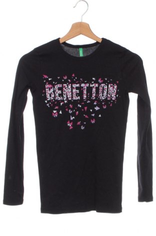 Bluză pentru copii United Colors Of Benetton, Mărime 11-12y/ 152-158 cm, Culoare Negru, Preț 31,99 Lei