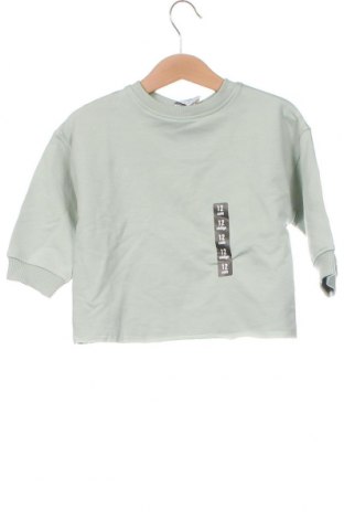 Bluză pentru copii Zara, Mărime 9-12m/ 74-80 cm, Culoare Verde, Preț 39,48 Lei