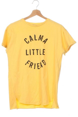 Kinder Shirt Zara, Größe 11-12y/ 152-158 cm, Farbe Gelb, Preis 3,57 €