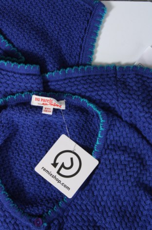 Kinder Strickjacke Du Pareil Au Meme, Größe 7-8y/ 128-134 cm, Farbe Blau, Preis 6,14 €