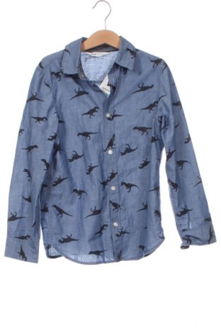 Παιδικό πουκάμισο H&M, Μέγεθος 7-8y/ 128-134 εκ., Χρώμα Μπλέ, Τιμή 5,00 €