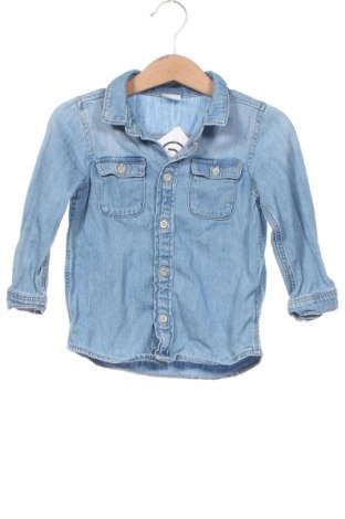 Kinderhemd H&M, Größe 12-18m/ 80-86 cm, Farbe Blau, Preis € 3,13