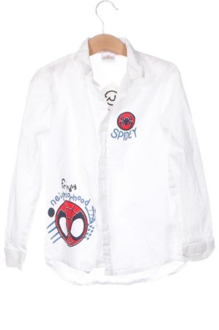 Детска риза Marvel, Размер 7-8y/ 128-134 см, Цвят Бял, Цена 28,62 лв.