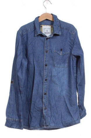 Kinderhemd Reserved, Größe 9-10y/ 140-146 cm, Farbe Blau, Preis 8,02 €