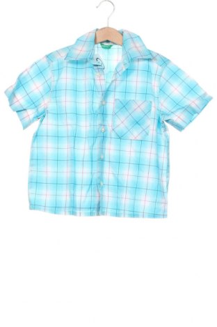 Παιδικό πουκάμισο United Colors Of Benetton, Μέγεθος 4-5y/ 110-116 εκ., Χρώμα Μπλέ, Τιμή 6,75 €