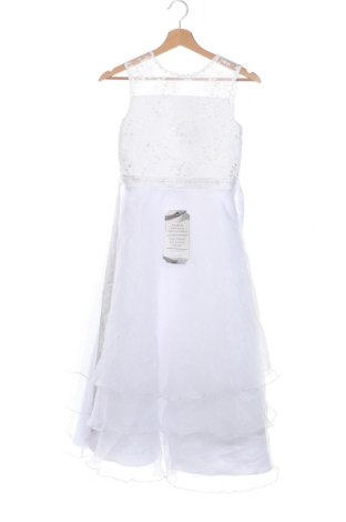 Kinderkleid Kommunion, Größe 9-10y/ 140-146 cm, Farbe Weiß, Preis 34,56 €