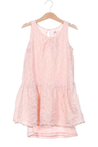 Детска рокля H&M, Размер 8-9y/ 134-140 см, Цвят Розов, Цена 14,40 лв.