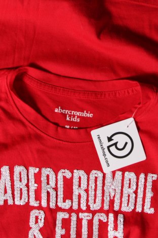 Παιδικό μπλουζάκι Abercrombie & Fitch, Μέγεθος 15-18y/ 170-176 εκ., Χρώμα Κόκκινο, Τιμή 14,64 €