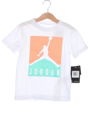 Kinder T-Shirt Air Jordan Nike, Größe 3-4y/ 104-110 cm, Farbe Weiß, Preis 15,16 €