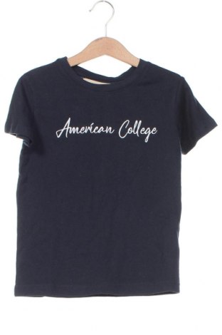Детска тениска American College, Размер 7-8y/ 128-134 см, Цвят Син, Цена 15,67 лв.