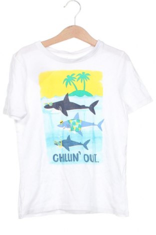 Kinder T-Shirt C&A, Größe 7-8y/ 128-134 cm, Farbe Weiß, Preis 3,61 €