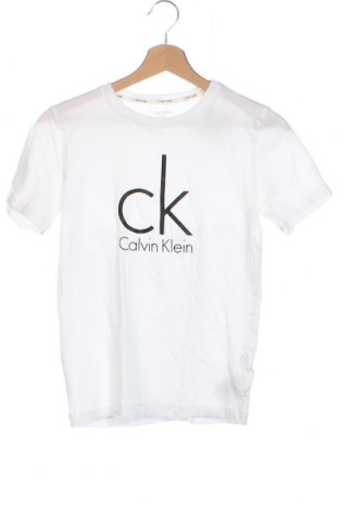 Kinder T-Shirt Calvin Klein, Größe 10-11y/ 146-152 cm, Farbe Weiß, Preis 19,72 €