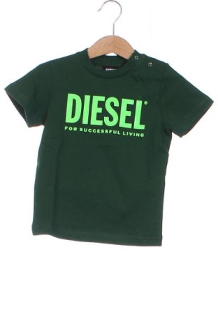 Παιδικό μπλουζάκι Diesel, Μέγεθος 12-18m/ 80-86 εκ., Χρώμα Πράσινο, Τιμή 18,56 €